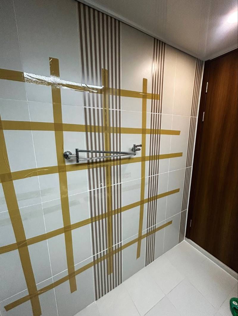 모르엘타일 일산(고양시) 거실 포세린·폴리싱 바닥타일 복원 현장사진 2