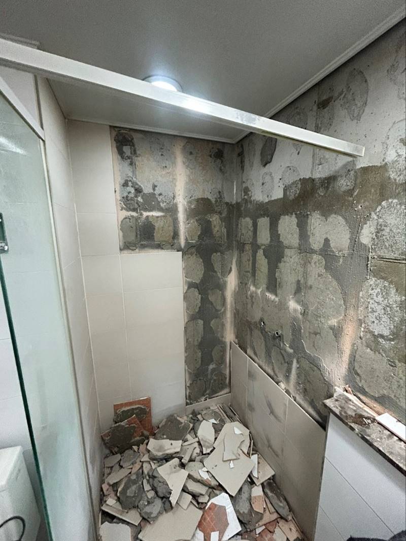 모르엘타일 운정(파주시) 거실 포세린·폴리싱 바닥타일 복원 현장사진 6